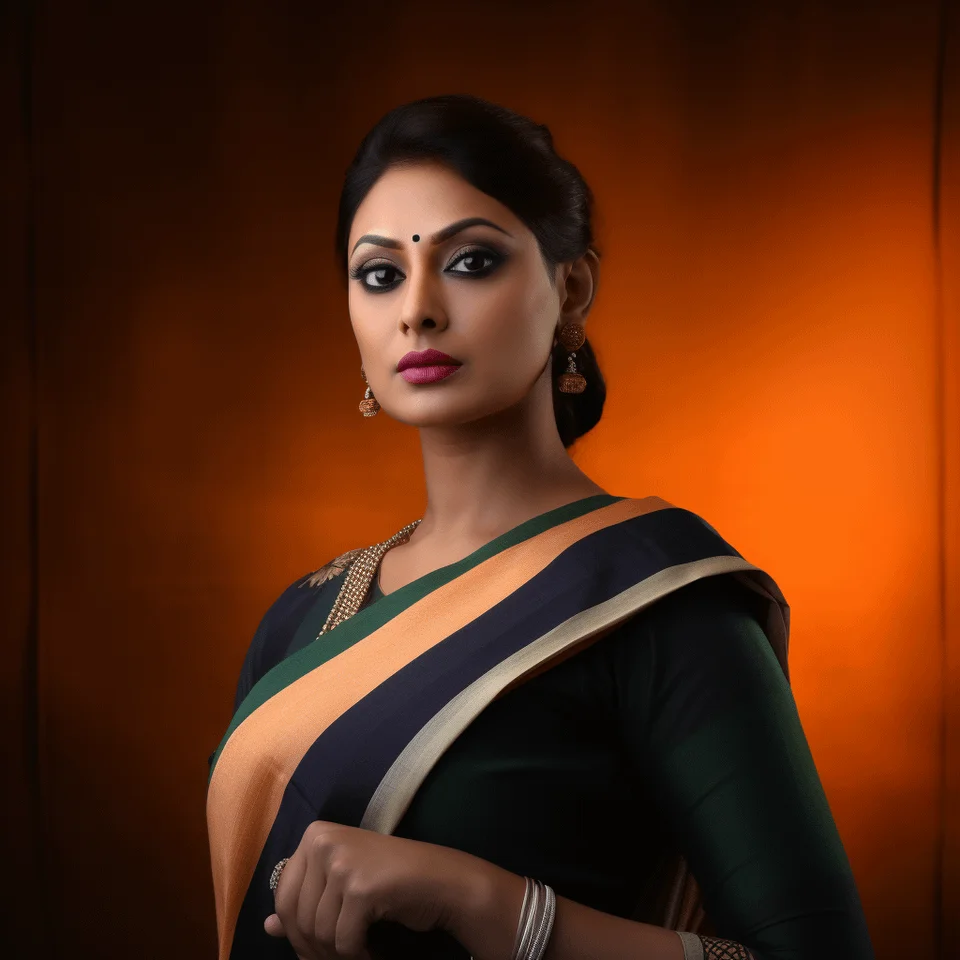 AI picture of Priya Rai as Prime Minister of India